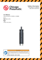 Chicago Pneumatic M25-1040-KL-ATEX Consejos De Seguridad