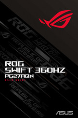 Asus ROG SWIFT PG27AQN Serie Guia Del Usuario