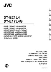 JVC DT-E17L4 Manual De Instrucciones