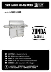 Mayer Barbecue 1000016258 Instrucciones De Montaje