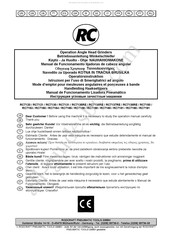 RC RC7166 Manual De Funcionamento