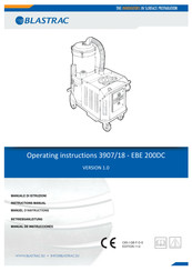 Blastrac EBE 200DC Manual De Instrucciones