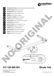 Westfalia Automotive 317 128 600 001 Instrucciones De Montaje Y De Servicio