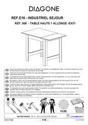 Gautier DIAGONE E16 Instrucciones De Montaje