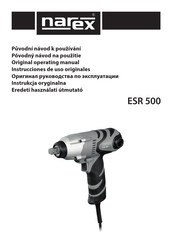 Narex ESR 500 Instrucciones De Uso Originales