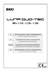 Baxi LUNA DUO-TEC MP+ 1.115 Manual De Uso Destinado Al Usuario Y Al Instalador