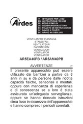 ARDES AR5AM40PB Folleto De Instrucciones