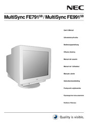 NEC MultiSync FE991SB Manual Del Usuario