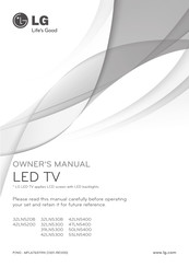 LG 55LN5400 Manual Del Usuario