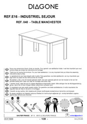 Gautier DIAGONE E16 Instrucciones De Montaje