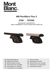 Mont Blanc MB RoofBars Flex 2 3706 Instrucciones De Montaje