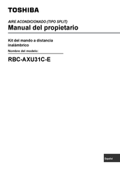 Toshiba RBC-AXU31C-E Manual Del Propietário