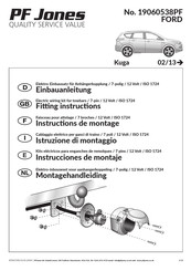 PF Jones 19060538PF Instrucciones De Montaje