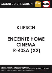 Klipsch R-30C Manual Del Usuario