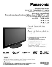 Panasonic Viera TC-L32X1 Manual De Instrucciones