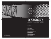 Kicker DX.4 Serie Manual Del Propietário