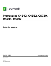 Lexmark C4342 Guia Del Usuario