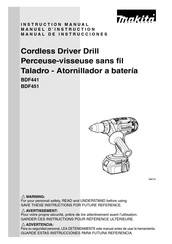 Makita BDF441 Manual De Instrucciones