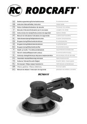 RODCRAFT 8951072212 Instrucciones De Manejo/Instrucciones De Seguridad