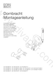 Dornbracht 25 133 809-FF Instrucciones De Montaje