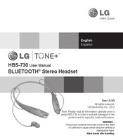 LG HBS-730 Manual Del Usuario