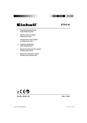 EINHELL BT-PO 90 Manual De Instrucciones Original