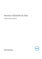 Dell S3222HSc Guia Del Usuario