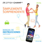 ZTE ZMAX CHAMP LTE Z917VL Manual De Instrucciones