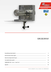 Bühler technologies GAS 222.30 Ex1 Guía Rápida