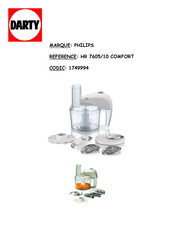 Philips Comfort HR7605 Manual Del Usuario