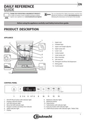 Bauknecht BCIO 3C33 EC Guía De Referencia Diaria