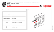 LEGRAND PRO 21 7756 45 Manual Del Usuario