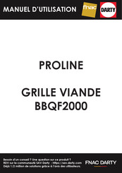 Proline BBQF2000 Manual Del Usuario