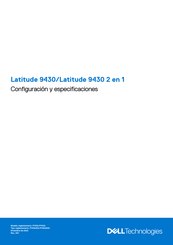 Dell Latitude 9430 2 en 1 Configuración Y Especificaciones