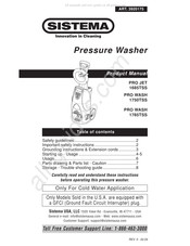 SISTEMA PRO WASH 1750TSS Manuel D'iNstructions