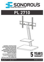 Sonorous PL 2710 Instrucciones De Montaje