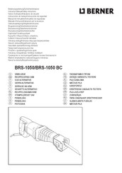 Berner BRS 1050E BC Instrucciones De Manejo/Instrucciones De Seguridad