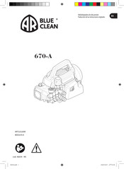 AR Blue Clean 670-A Traducción De Las Instrucciones Originales