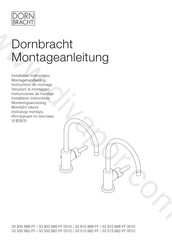 Dornbracht 33 800 888-FF Instrucciones De Montaje