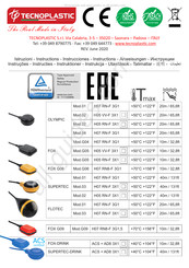 Tecnoplastic SUPERTEC 01 Instrucciones