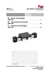 RK Rose+Krieger LMZ 100 Instrucciones De Montaje