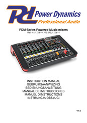 Power Dynamics PDM-M404A Manual De Instrucciones