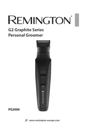 Remington G2 Graphite Serie Manual Del Usuario