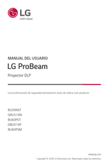 LG ProBeam BU60PSM Manual Del Usuario