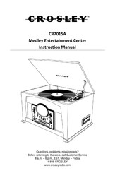 Crosley Medley CR7015A Manual De Instrucciones