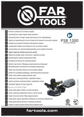 Far Tools PSB 1300 Traduccion Del Manual De Instrucciones Originale