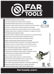 Far Tools CT 710 Traduccion Del Manual De Instrucciones Originale