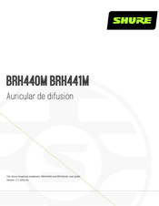 Shure BRH441M-LC Manual Del Usuario