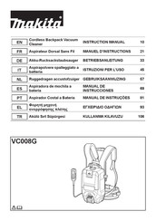 Makita VC008GZ Manual De Instrucciones