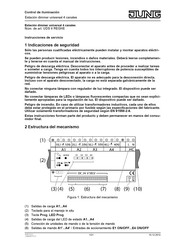 Jung UDS 4 REGHE Instrucciones De Servicio